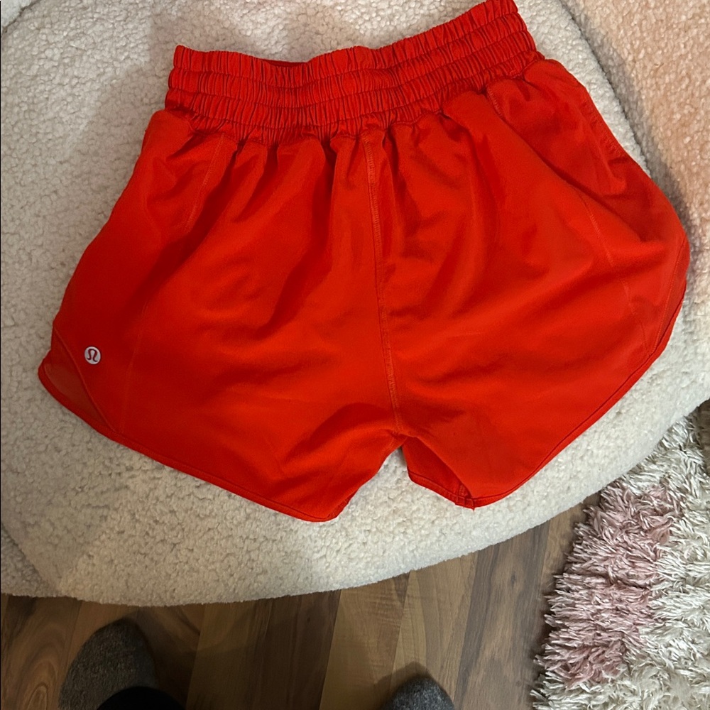 lululemon athletica Bright Red Athletic Shorts - Picture 2 of 2
